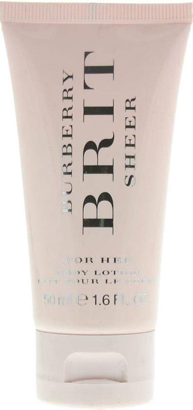 burberry brit sheer body lotion